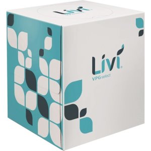 Livi Facial Tissue, 2-Ply, 100 Shts, 36BX/CT, White (SOL11516)