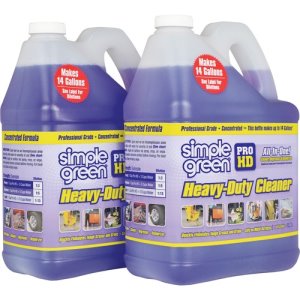 Simple Green Pro HD Heavy-Duty Cleaner, 1Gal, 2/CT, Purple (SMP213421)