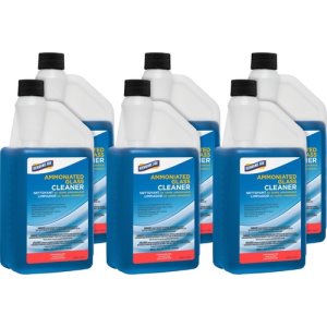Genuine Joe Glass Cleaner, Concentrated, 32-oz, 6 Bottles (GJO99670CT)