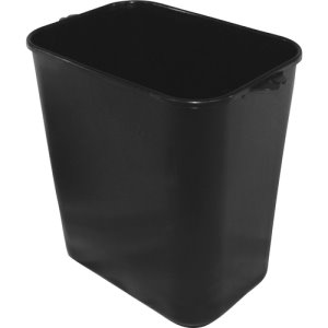 Impact Soft-Sided 14 Quart Wastebasket, Plastic, Black, 1 Each (IMP77015)
