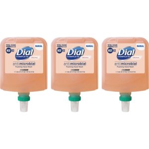 Dial Soap, Foaming, Antimicrobial, Original, 57.5oz, 3/CT, Orange (DIA19720CT)