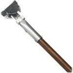 Genuine Joe Dust Mop Handle Only, Wood, 1"X60" , Natural/Chrome (GJO02310CT)