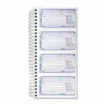 Sparco Telephone Message Book, 400 Sets, 5-1/4"x11"Sheet, White (SPR02301)