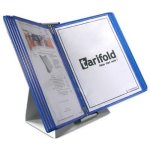 Tarifold, Inc. D216 Desktop Reference Starter Set, 60 Blue Pockets (D216)