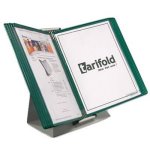 Tarifold, Inc. D251 Desktop Reference Starter Set, 10 Green Pockets (D251)
