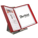 Tarifold, Inc. D235 Desktop Reference Starter Set, 50 Red Pockets (D235)