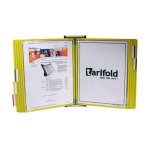 Tarifold Wall Unit Reference Organizer Starter Set, 10 Pockets, Yellow (W241)