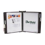 Tarifold Wall Unit Reference Organizer Starter Set, 10 Pockets, Brown (W261)