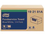 Tork Foodservice Cloth, 21" x 13", Blue, 240/Box (TRK192181A)