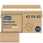 Tork Multifold Towels, Natural White, 4000 Towels (TRK420483)
