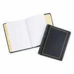 Wilson Looseleaf Minute Book, Black Leather-Like Cover, 125 Pages (WLJ039511)