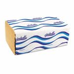 Windsoft 106 Singlefold Hand Towels, 1-Ply, Brown, 4,000 Towels (WIN 106)
