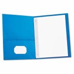 Universal Two-Pocket Portfolios, Light Blue, 25 Portfolios (UNV57115)