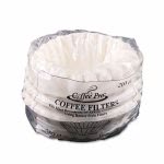 Basket Filters for Drip Coffeemakers, 10-12 Cup, White, 200 Filters (OGFCPF200)