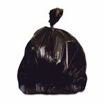 60 Gallon Black Garbage Bags, 38x58, 1.5mil, 100 Bags (HERX7658AK)