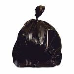 45 Gallon Black Garbage Bags, 40x46, 2mil, 100 Bags (HERX8046QK)