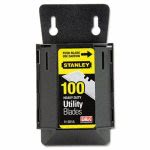 Stanley Wall Mount Utility Knife Blade Dispenser w/Blades, 100/Pack (BOS11921A)