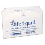 Georgia Pacific Half-Fold Toilet Seat Covers, White, 5000 Seat Covers (GPC47046)