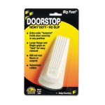 Master Caster Big Foot Doorstop, No-Slip Rubber Wedge, Beige (MAS00900)