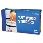 Wood Coffee Stirrers, 7-1/2" Length, 5,000 Stirrers (RPPR825CT)