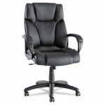 Alera Fraze High-Back Swivel/Tilt Chair, Black Leather (ALEFZ41LS10B)
