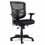 Alera Elusion Series Mesh Mid-Back Swivel/Tilt Chair, Black (ALEEL42BME10B)