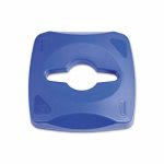 Rubbermaid Untouchable Single Stream Recycling Top, Blue (RCP1788374)