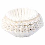 Bunn Flat Bottom Coffee Filters, 12-Cup Size, 250 Filters/Pack (BUNBCF250)