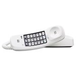At&t 210 Trimline Telephone, Corded, Wall-Mountable, White, Each (ATT210W)