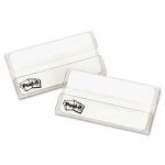Post-it Durable File Tabs, 3 x 1 1/2, White, 50/Pack (MMM686F50WH3IN)