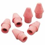 Paper Mate Arrowhead Eraser Caps, Pink, 144 Erasers (PAP73015)