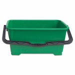Unger Pro 6 Gallon Window Cleaning Bucket, Plastic, Green (UNGQB220)