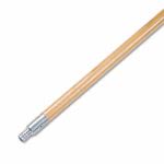 Boardwalk Metal Tip Threaded End Wood Broom Handle, 60" (BWK136)