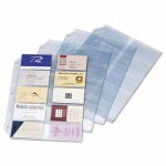 Business Card Refill Pages, Clear, 20 Cards/Sheet, 10 Sheets (CRD7856000)