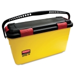 Rubbermaid Q95088 Hygen Charging Bucket, Yellow (RCPQ95088YW)