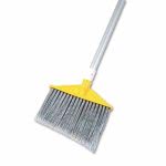 Rubbermaid 6385 Angled Broom, 48-7/8" Handle, Silver/Gray (RCP638500GRA)