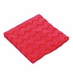 Rubbermaid Q620 Hygen Microfiber Cleaning Cloths, Red, 12 Cloths (RCPQ620RED)
