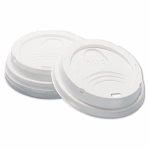 Dixie Dome Hot Drink Lids, 8oz Cups, Wht, 100/Sleeve, 10 Sleeves/Ctn (DXED9538)