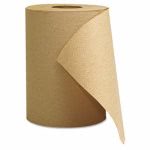 GEN Hard Roll Paper Towels, 8" x 350', Brown, 12 Rolls (GEN1805)