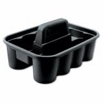Rubbermaid 315488 Deluxe Carry Caddy, 8-Comp, Black (RCP315488BLA)