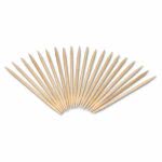 Round Wooden Toothpicks, Birch Wood, 1 Box, 800 Toothpicks (RPP R820)