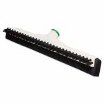 Unger Sanitary Brush w/Squeegee, 18" Brush, Moss Handle (UNGPB45A)