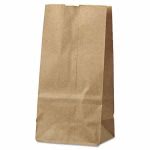 GEN 2# Paper Bag, 30-lb Base Weight, Kraft, 4-5/16x2-7/16x7-7/8 (BAGGK2500)