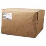 GEN 1/6 Brown Kraft Paper Grocery Bags, 52lb, 500 Bags (BAG SK1652)