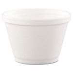 Dart Insulated Foam Food Container, White, 6oz, 1000/Carton (DCC6SJ12)