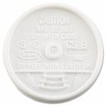 Dart Flat Plastic Sip-Thru Lids for Foam Cups, 1,000 Lids (DCC 8UL)