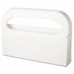 Toilet Seat Cover Dispenser, Plastic, White, Half-Fold, 2 per Box (HOSHG12)