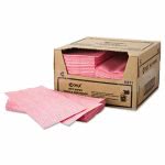 Chix Wet Wipes Food Service Towels, White/Pink, 200 Towels (CHI8311)