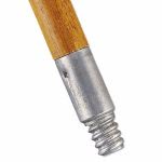 Rubbermaid 6364 Threaded-Tip Wood Broom/Sweep Handle, 60", Natural (RCP6364)