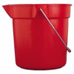 Rubbermaid 2963 Brute 10 Quart Utility Pail, Red (RCP2963RED)